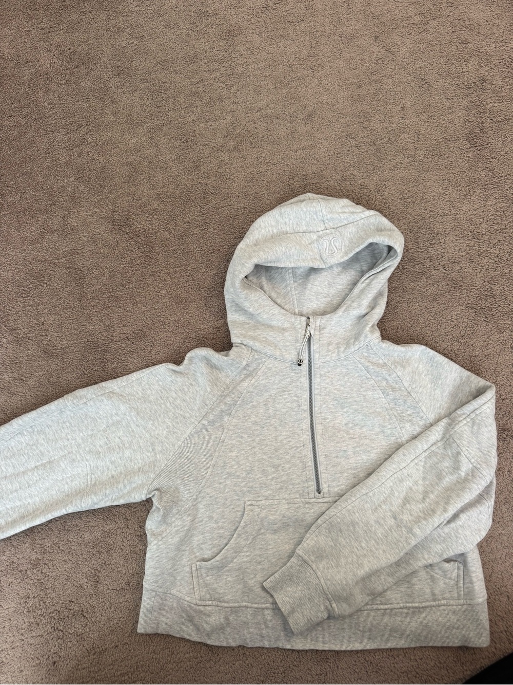 Scuba Oversized Half-Zip Hoodie